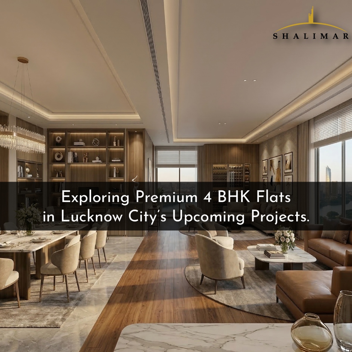exploring-premium-4bhk-flats-in-lucknow-city-upcoming-projects